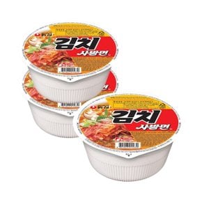 농심 김치 사발면 86g 3개 / 컵라면 작은컵_