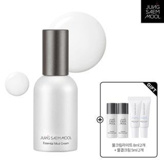 정샘물 에센셜 물 크림 50ml + 물크림라이트8ml 2개 + 물결크림5ml 2개