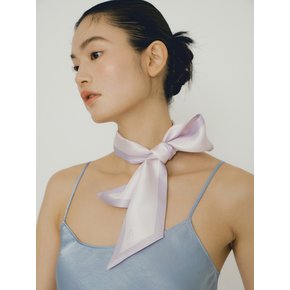 Long Twilly Silk Scarf - Violet