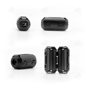 오디오 복사기 팩스 케이블 고주파 노이즈 차단 클램프 타입 필터 -3.5mm