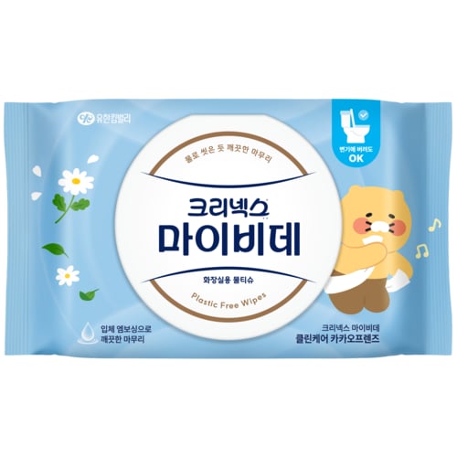 마이비데 클린케어 카카오프렌즈 물티슈 40매