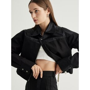 Layered Set-up Jacket(Black)