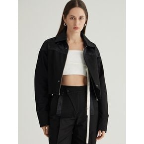 Layered Set-up Jacket(Black)