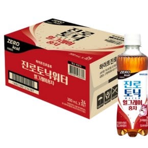 진로 토닉워터 제로 얼그레이 홍차 300ml 24개