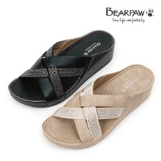 베어파우(BEARPAW) DION 웨지 슬리퍼 K2091NB-W 2종