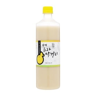  다랭이팜 남해 유자막걸리 6도 750ml