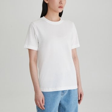 JAJU 25 S/S 신상품  JAJU  여 스마트 코튼 반팔 티셔츠   J115901101