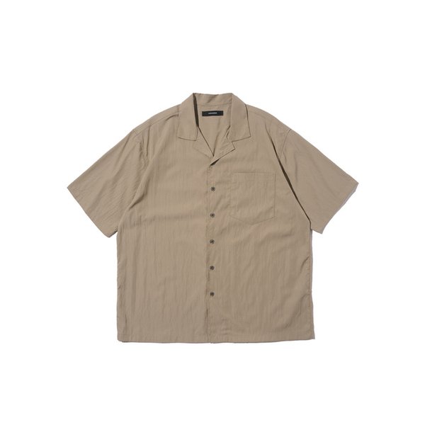 COOL WASHING SHORT SLEEVE SHIRT (BEIGE)