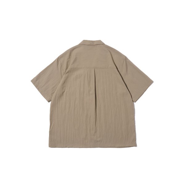 COOL WASHING SHORT SLEEVE SHIRT (BEIGE)