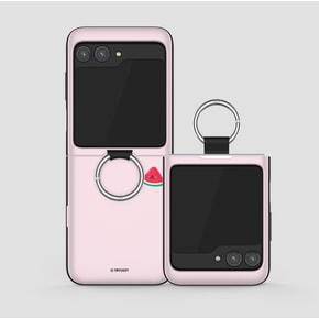 갤럭시 Z플립 5 4 3 플립 휴대폰 케이스 정품 TRY 베이직 핑거링 고리 카드수납 도어범퍼케이스