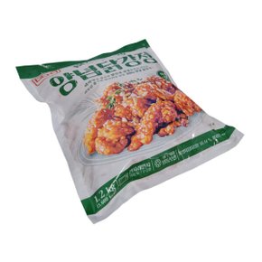냉동 비비큐 BBQ 양념 닭강정 1.2KG / 안주 간식