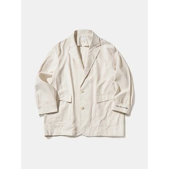 다이아몬드 레이라 Sandlight Linen Blazer Jacket J33 Beige