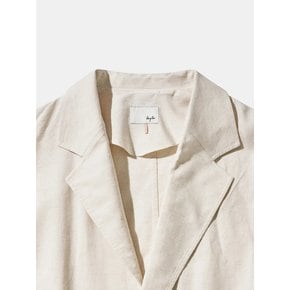 Sandlight Linen Blazer Jacket J33 Beige