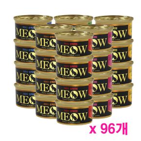 미아오 프리미엄 블랙라벨 85g x 96개 고양이캔 6종[32315849]