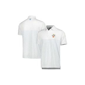 3171533 FOOTJOY 풋조이 남성 화이트 아놀드 파머 인비테이셔널 엔지니어링 파울라드 리슬 폴로