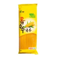  가원 100% 옥수수국수 400g 백종원국수 비건면 제로당 제로슈거 제로콜레스테롤