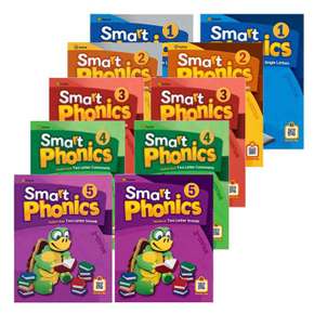 (이퓨처)[3판]스마트 파닉스Smart Phonics Student Book 1~5+워크북 1~5 (3rd Edition)골라담기