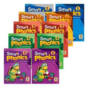  (이퓨처)[3판]스마트 파닉스Smart Phonics Student Book 1~5+워크북 1~5 (3rd Edition)골라담기