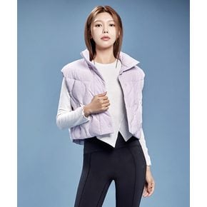 수영 PICK 활동적인 일상에도 가볍게 휘뚜루마뚜루 크롭 퀼팅 다운 베스트 AWWEVT104