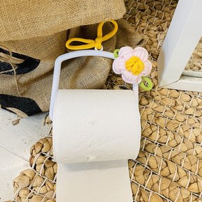 양말목공예 꽃장식 휴지걸이 만들기 diy