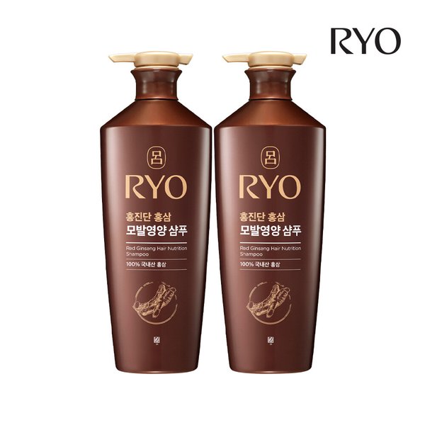 홍진단 홍삼 모발영양 샴푸 820ML X 2