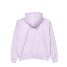 A LOGO EMBLEM FLOWER ESSENTIAL HOODIE LIGHT PURPLE - A 플라워 후드