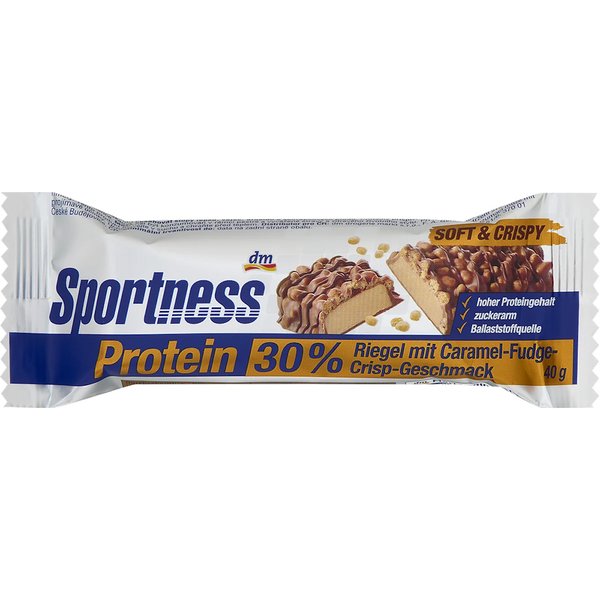 디엠 스포츠니스 프로틴 바 30% 카라멜 퍼지 크리스피 40g