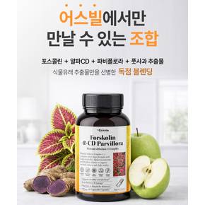 포스콜린 알파CD 파비플로라 추출물 60캡슐 1개
