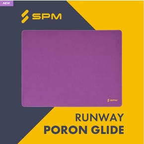 SPM RUNWAY PORON GLIDE 런웨이 포론 글라이드 게이밍 마우스패드