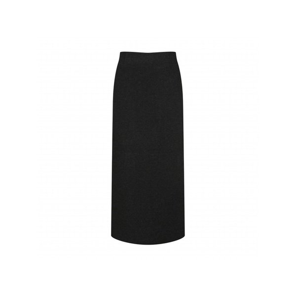 뒷밴딩 H라인 져지 스커트-L2G45JSK010