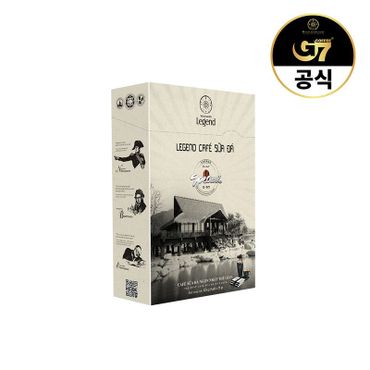 G7 쭝웬 레전드 쓰어다 연유커피 9개입/ 연유커피 수아다 베트남 원두 커피 믹스 스..[32339584]