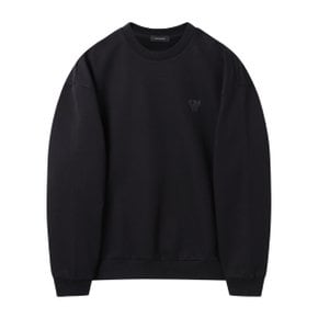 블랙 그래픽 스웻셔츠 CWTAS25115BKX