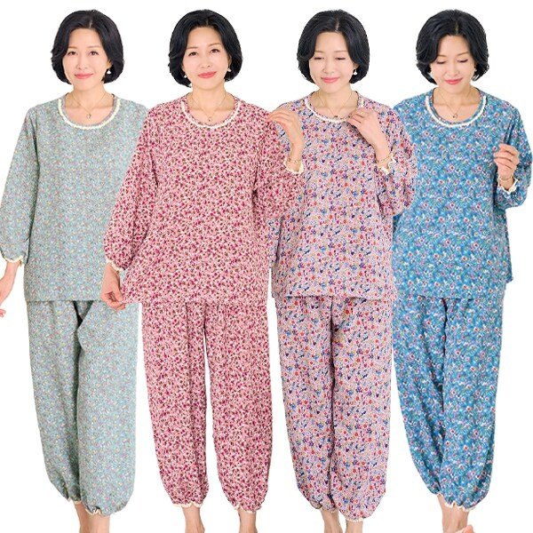 [엄마옷 로즈맘] 동미레이스홈웨어상하세트