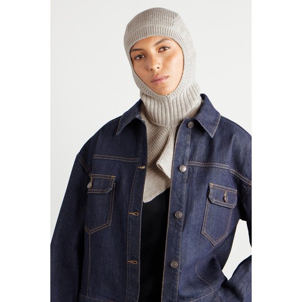 다닐로 골지 메리노 울 발라클라바 아이보리 1647597318316034