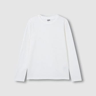 JAJU 여 코튼 스트레치 긴팔 티셔츠 J116101035001