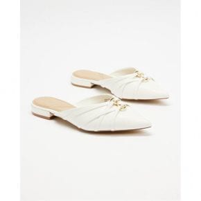 4815899 ALDO Ovendean Mules - White