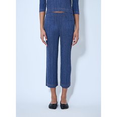 [해외배송] 이세이미야케 플리츠플리즈 크롭 플리츠 릴렉스 팬츠 PP56JF604 72 BLUE