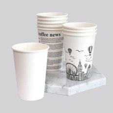 순수한컵 10온스 300ml, 13온스 390ml - 테이크아웃 종이컵 모음