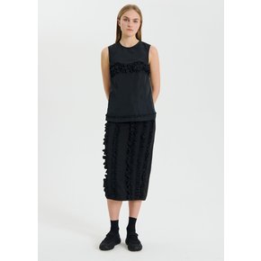 세실리에반센 24PF CECILIE BAHNSEN OKSANA TOP IN BLACK