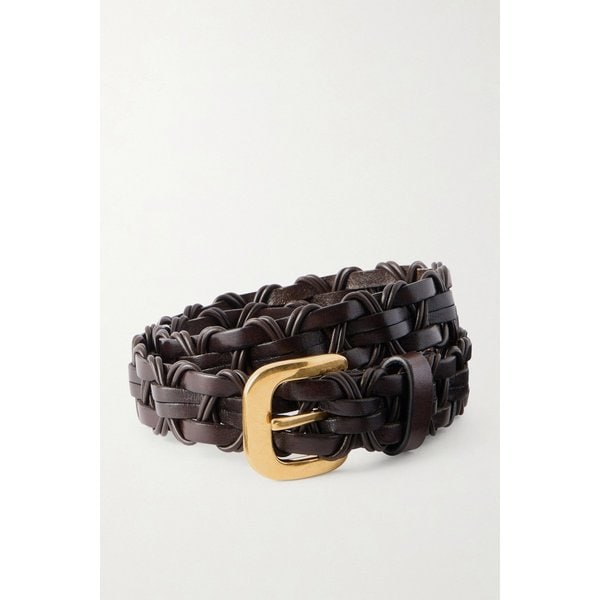 코듀로이 우븐 가죽 벨트 브라운 46376663163001980