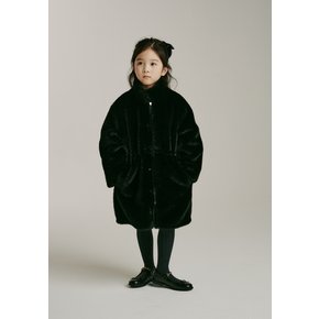 BA62CT01BG 베이지 블랙퍼 리버시블 점퍼코트
