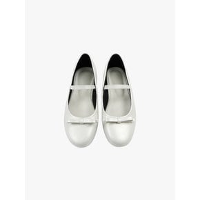 RIBBON FLAT SHOES_WHITE