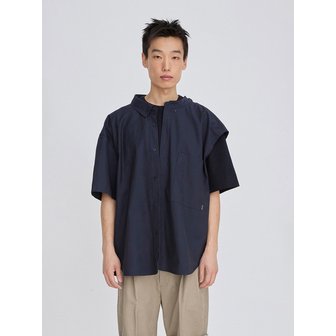 래코드 Shirt Mixed Short Sleeve Top RKTAM26622NYX