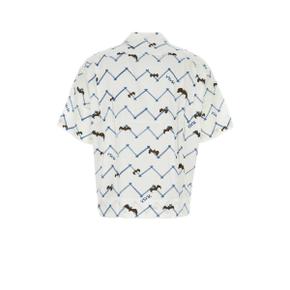 비즈빔 Mens shirt 0123105011019 WHITE Printed