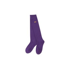 골프 (WGLCX24617PPX)Women Logo Knee Socks