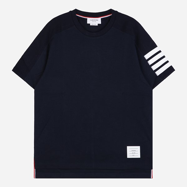 [시흥점] 6S MJS246A 07323 415 사선 완장 반팔 티셔츠 네이비