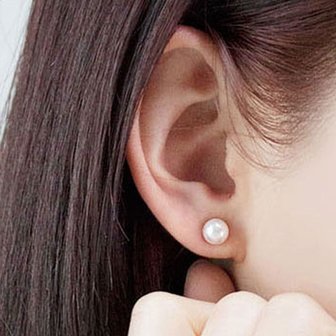 디유아모르 14k 귀걸이 아코야 해수 진주 이어링 7mm