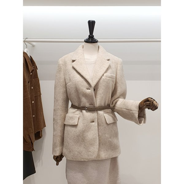 [파주점] 쥬크 주크 울혼방 벨티드 겨울 자켓 V254MSF934