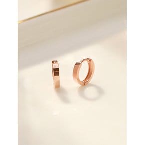 14K 심플플랫 링 귀걸이