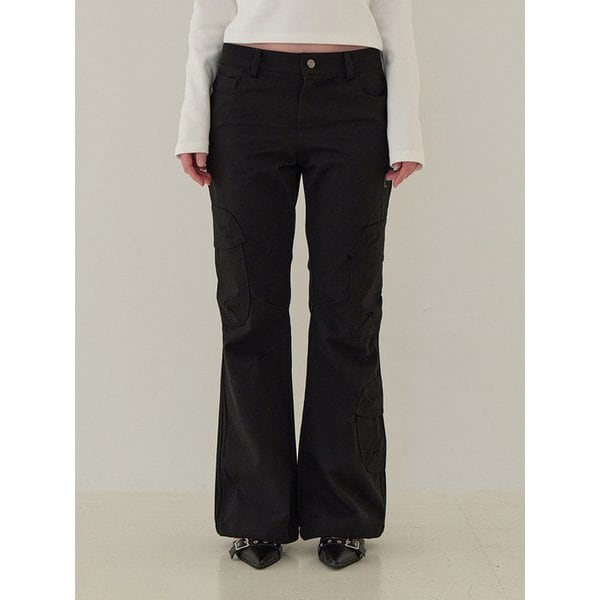 카고 부츠컷 팬츠 (블랙)